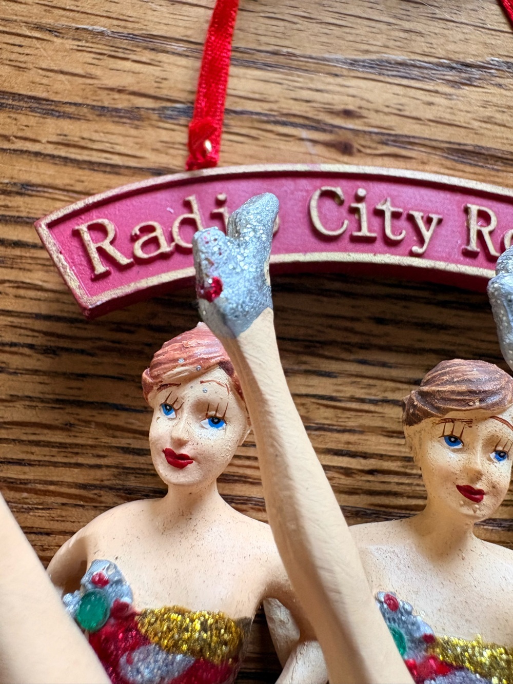 2007 3 Kicking Candy Cane Radio City Rockettes Christmas Ornament- 75th Ann. - Picture 7 of 16